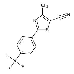 4-Methyl-2-[4-(trifluoromethyl)phenyl]-1,3-thiazole-5-carbonitrile, 97%, Thermo Scientific&trade;