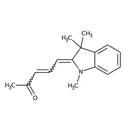 (3E,5E)-5-(1,3,3-Trimethyl-2-indolinylidene)-3-penten-2-one, 96%, Thermo Scientific&trade;