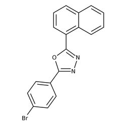 2-(4-Bromophenyl)-5-(1-naphthyl)-1,3,4-oxadiazole, 99%, Thermo Scientific™