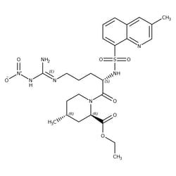 N-Nitro-1,2,3,4-tetradehydro Argatroban Ethyl Ester, TRC 100 mg | Buy Online | Toronto Research Chemicals | Fisher Scientific