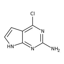 2-Amino-4-chloro-7H-pyrrolo[2,3-d]pyrimidine, 97%, Thermo Scientific Chemicals