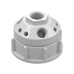 Cole-Parmer VapLock Solvent Waste Manifold Caps for Bottles and Carboys