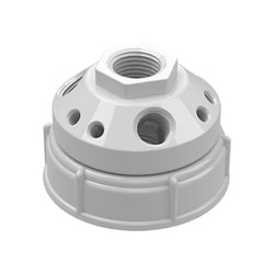 Cole-Parmer VapLock Solvent Waste Manifold Caps for Bottles and Carboys