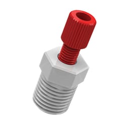 Cole-Parmer VapLock Adapters for Semi-Rigid Tubing, NPT(M) 1.8-2.0 mm OD