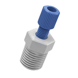 Cole-Parmer VapLock Adapters for Semi-Rigid Tubing, NPT(M) 1/8 in OD x