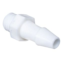 Cole-Parmer Cleanroom 10-32 UNF to Hose Barb Fitting, Straight Adapter, Natural Kynar 1/16 in. | Buy Online | Cole-Parmer | Fisher Scientific