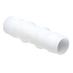 Cole-Parmer Cleanroom Hose Barb Fittings, Straight Union, Natural Kynar 1/4 in. | Buy Online | Cole-Parmer | Fisher Scientific
