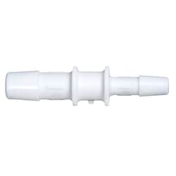 Cole-Parmer Cleanroom Hose Barb Fittings, Straight Reducer, White Nylon
