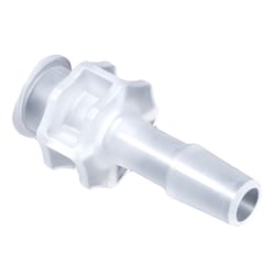 Cole-Parmer Cleanroom Large-Bore Female Luer to Hose Barb Fittings, Straight Adapter, Animal-Derivative-Free Polypropylene 1/4 in. | Buy Online | Cole-Parmer | Fisher Scientific