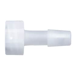 Cole-Parmer Cleanroom Large-Bore Male Luer to Hose Barb Fittings, Straight Adapter, Natural Kynar 0,188 po | Buy Online | Cole-Parmer | Fisher Scientific