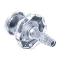 Cole-Parmer Cleanroom Female Luer to Hose Barb Fittings, Straight Adapter, CrystalVu 3/16 in. | Buy Online | Cole-Parmer | Fisher Scientific