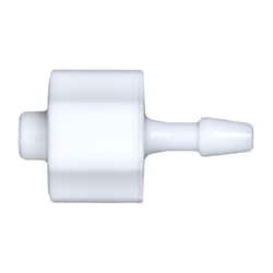Cole-Parmer Cleanroom Male Luer to Hose Barb Fittings, Straight Adapter, White Nylon 1/4 in. | Buy Online | Cole-Parmer | Fisher Scientific