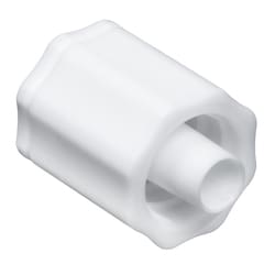Cole-Parmer Cleanroom Male Luer Lock Plug and Nut Assemblies, Straight Adapter, White Nylon Beere | Buy Online | Cole-Parmer | Fisher Scientific