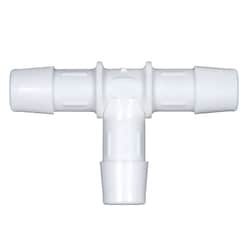 Cole-Parmer Cleanroom Hose Barb Fittings, Tee Union, White Nylon 3/16 in. | Buy Online | Cole-Parmer | Fisher Scientific