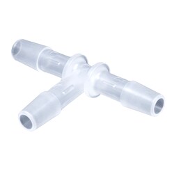 Cole-Parmer Cleanroom Hose Barb Fittings, Tee Union, Animal-Derivative-Free Polypropylene 3/4 in. | Buy Online | Cole-Parmer | Fisher Scientific