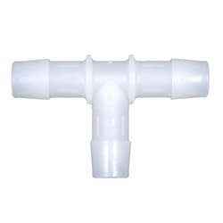 Cole-Parmer&nbsp;Cleanroom Hose Barb Fittings, Tee Union, Natural Kynar&trade;