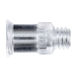 Value Plastics Female Luer Thread Style to UNF Threaded Adapter Fittings,