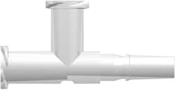 Value Plastics Luer Adapter Fittings, T-shirt, polypropylen 37/64 tommer. | Buy Online | Value Plastics | Fisher Scientific