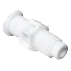 Value Plastics Female Luer Thread Style to UNF Threaded Adapter Fittings,