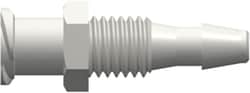 Value Plastics Female Luer, Panel Mount 1/4-28 UNF to 200 Series Barb 1/8 in. | Buy Online | Value Plastics | Fisher Scientific