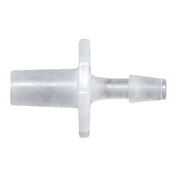 Cole-Parmer Cleanroom Male Slip Luer to Barb Fittings, Straight Adapter, Natural Kynar 5/32 in. | Buy Online | Cole-Parmer | Fisher Scientific