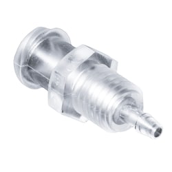 Value Plastics Female Luer, Panel Mount 1/4-28 UNF to 200 Series Barb 1/16 in. | Buy Online | Value Plastics | Fisher Scientific