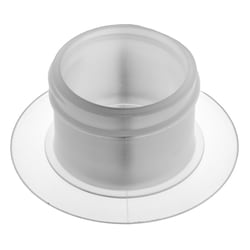 Cole-Parmer Cleanroom Port Disk Threaded Fitting, 38-400 1 in. Thread Natural Kynar&trade; Flex | Buy Online | Cole-Parmer | Fisher Scientific