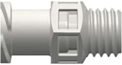 Value Plastics Female Luer Thread Style to UNF Threaded Adapter Fittings,