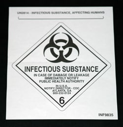 Fisherbrand™ Infecon Infectious Substance Mini Label