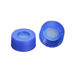 DWK Life Sciences MicroLiter 9 mm ILT LC-Clean™ Screw Thread Autosampler Vial Caps with PTFE/Silicone Septa