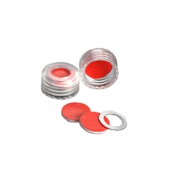 DWK Life Sciences&nbsp;MicroLiter 9mm Screwthread Autosampler Vial Caps with PTFE/Silicone/PTFE Septa