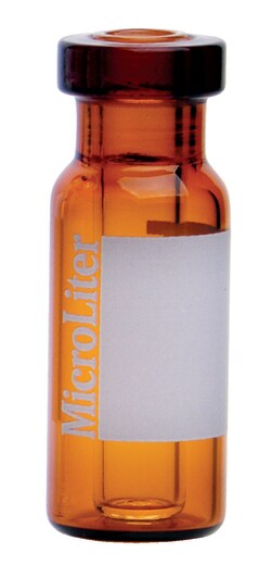 DWK Life Sciences&nbsp;MicroLiter 11 mm Amber Glass Crimp Top Autosampler Vials With Insert
