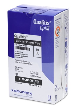 Socorex Qualitix™ 10 μL Micropipette Tips Rack Refill from DWK Life Sciences™