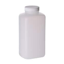 Fisherbrand&trade;&nbsp;HDPE Oblong Bottles with Polypropylene Caps
