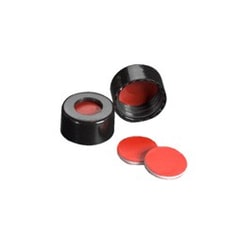 DWK Life Sciences&nbsp;MicroLiter 9mm Screwthread Autosampler Vial Caps with PTFE/Silicone/PTFE Septa