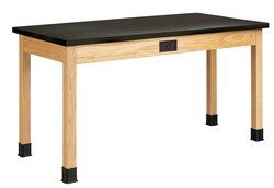 ONES TABLE オーク インアバンス Diversified Spaces Oak Table with Plain Apron and Solid Epoxy Top