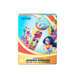 Dukal DC Super Hero Girls Adhesive Bandages