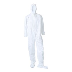 DuPont&trade;&nbsp;Tyvek&trade; IsoClean&trade; Series 105 Hooded Coveralls with Attached Boots, Bulk Packaged