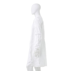 DuPont&trade;&nbsp;Tyvek&trade; IsoClean&trade; Zipper Front Cleanroom Frocks, Raglan Sleeves
