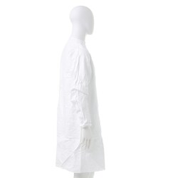 DuPont&trade;&nbsp;Tyvek&trade; IsoClean&trade; Zipper Front Cleanroom Frocks, Raglan Sleeves