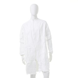 DuPont&trade;&nbsp;Tyvek&trade; IsoClean&trade; Zipper Front Cleanroom Frocks, Raglan Sleeves