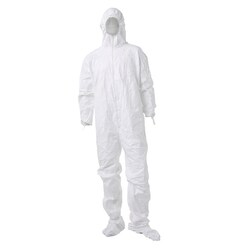 DuPont Tyvek IsoClean Series 108 Cleanroom Coveralls, Attached Hood and Boots Large | Buy Online | DuPont&trade; | Fisher Scientific