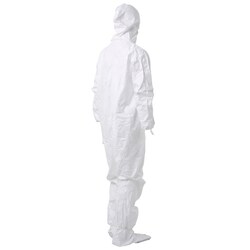 DuPont Tyvek IsoClean Series 108 Cleanroom Coveralls, Attached Hood and Boots Large | Buy Online | DuPont&trade; | Fisher Scientific