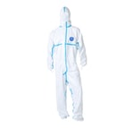 DuPont™ Tyvek™ 600 Coverall with Hood, Elastic Ankles, Thumbloops