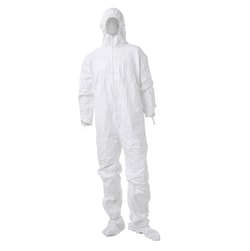 DuPont&trade;&nbsp;Tyvek&trade; IsoClean&trade; Series 181S Collared Coveralls, Elastic Wrists and Ankles