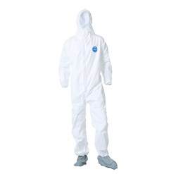 DuPont&trade;&nbsp;Tyvek&trade; 400 Coveralls with Respirator Fit Hood, Elastic Wrists, USDA, FDA, OSHA