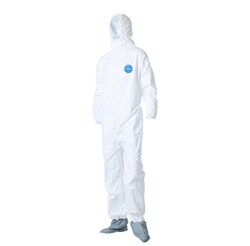 DuPont&trade;&nbsp;Tyvek&trade; 400 Coveralls with Respirator Fit Hood, Elastic Wrists, USDA, FDA, OSHA