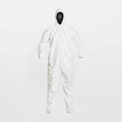 DuPont&trade;&nbsp;Tyvek&trade; IsoClean&trade; Series 105 Hooded Coveralls with Attached Boots, Clean Processed