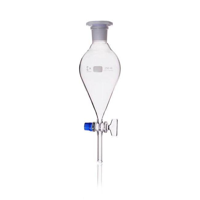 Ampoule à Décanter Rettberg® 250 Ml - Graduée, Clé PTFE - Idéale Labo & Chimie