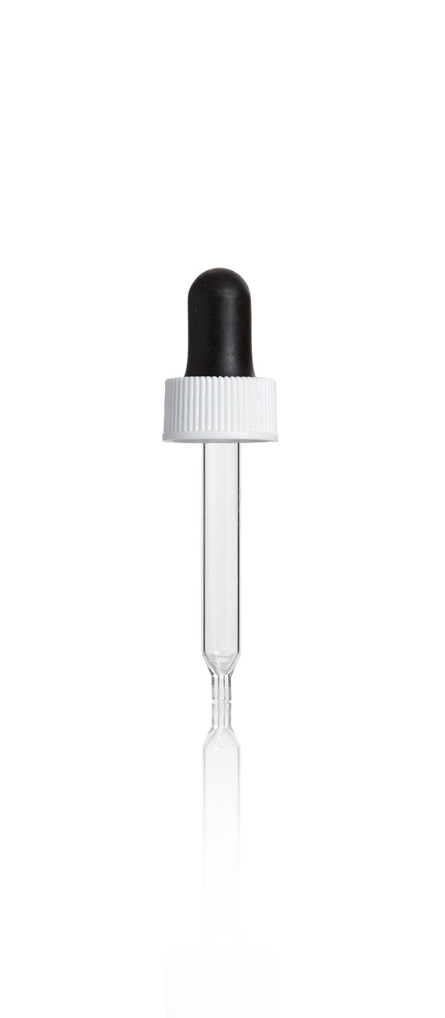 DWK Life Sciences WHEATON Dropper Assembly for 10 mL Clear Type 1B ...